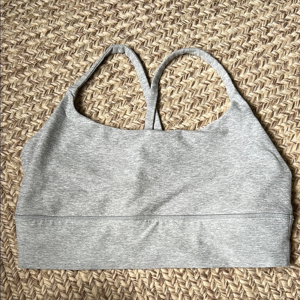 Gray Women's Sports Bra